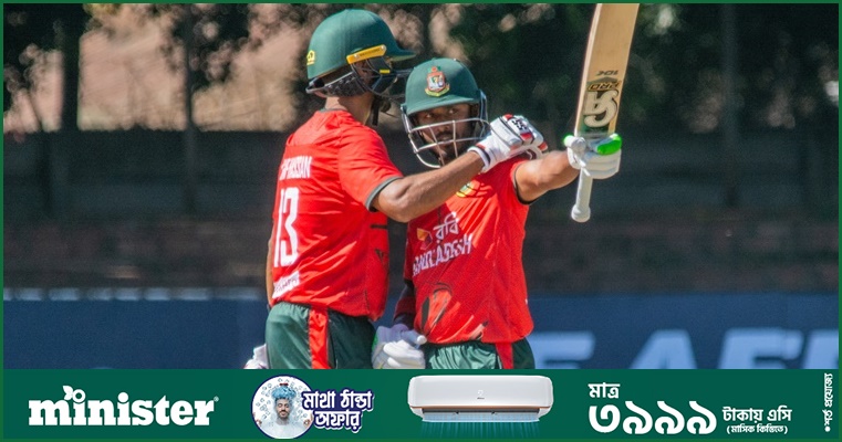 তানজিদের ঝলমলে ফিফটি, শেষের নাটকীয়তা উতরে বাংলাদেশের সিরিজ জয়